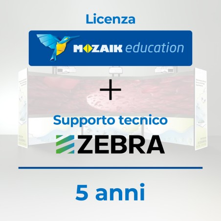 Tripla Parete Immersiva Interattiva con Casse Audio e Microfono - 5 ANNI di Licenza -...