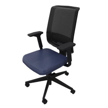 Sedia Operativa Reply Air su Ruote - Colore Sedile Dark Blue ST121 - Colore...