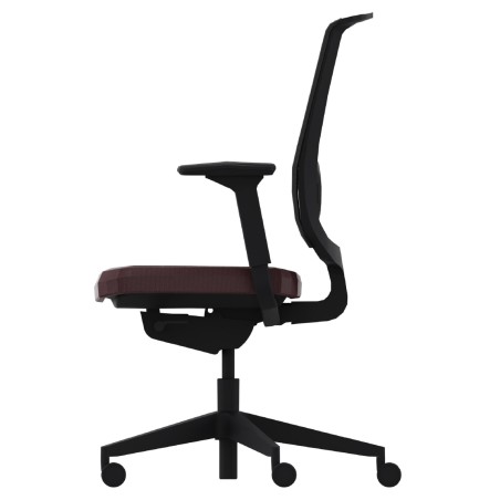 Sedia Operativa Reply Air su Ruote - Colore Sedile Red ST120 - Colore Schienale/Struttura...