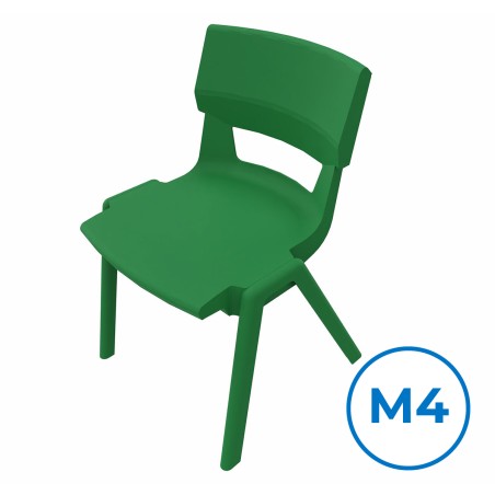 Sedia One Piece Postura+ / Altezza Seduta 38 cm - Colore Scocca Verde ForestGreen