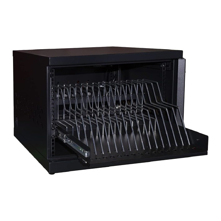 Armadio di Ricarica da 16 posti - con 16 Porte usb (5V) e 8 Porte Universali Ita/Shuko (220V) - per Notebook e Tablet