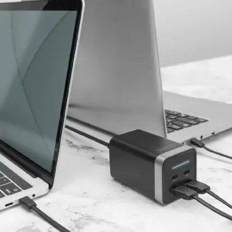 Adattatore di Ricarica USB a 4 Porte (2x USB-C, 2x USB-A) - Universale - 150 W - Tecnologia...