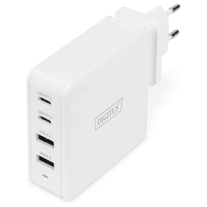 Adattatore di Ricarica a 4 Porte USB ( 2x USB-A, 2x USB-C ) - Universale - 100 W - Bianco