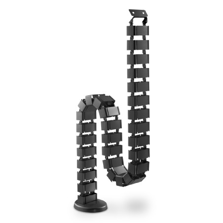 Passacavo Flessibile - Adattabile - 130 x 6,7 x 3,5 cm - Nero