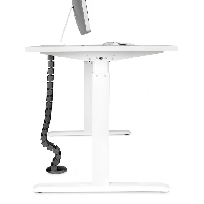 Passacavo Flessibile - Adattabile - 130 x 6,7 x 3,5 cm - Nero