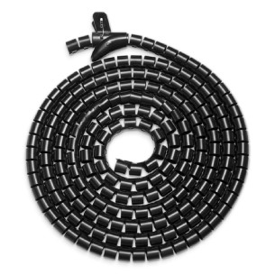 Tubo per Cavi a Spirale - Flessibile - con Attrezzo per l'Inserimento - 5 m