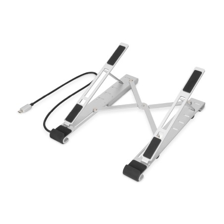 Supporto Notebook - Regolabile - con Hub - Usb 3.0 e Usb C - 5 Porte