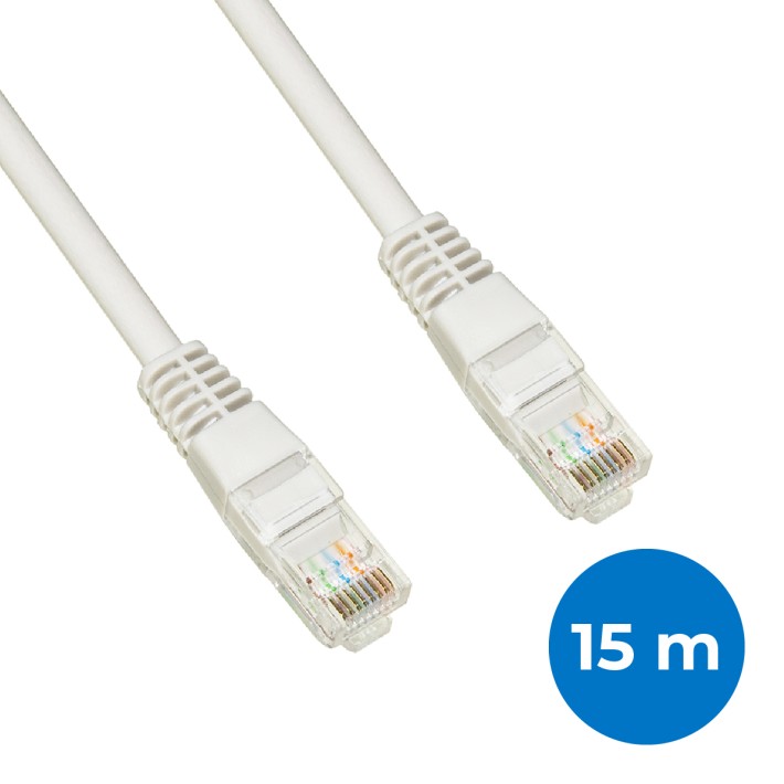 Cavo di Rete - UTP Cat. 5E - Non Schermato - 15 m - Grigio