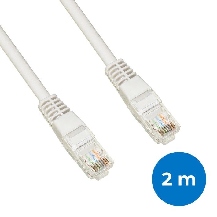 Cavo di Rete - UTP Cat. 5E - Non Schermato - 2 m - Grigio