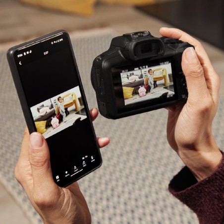 Canon Fotocamera Mirrorless EOS R100 + RF-S 18 45MM IS STM