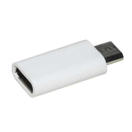 Adattatore - Usb C Femmina - Micro Usb Maschio - Bianco