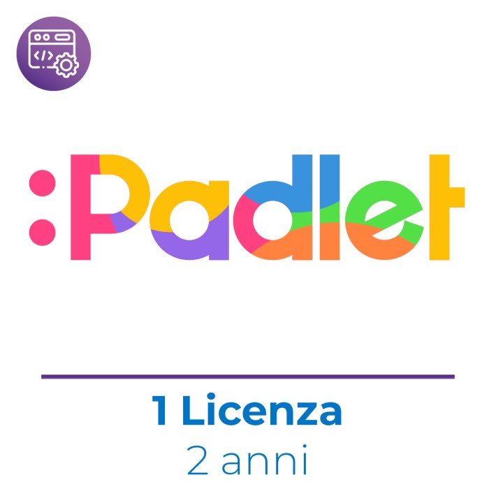Padlet Pacchetto Scuola - 1 Licenza ( Fascia Prezzo Min 100 licenze prezzo Cad ) - 2 Anni