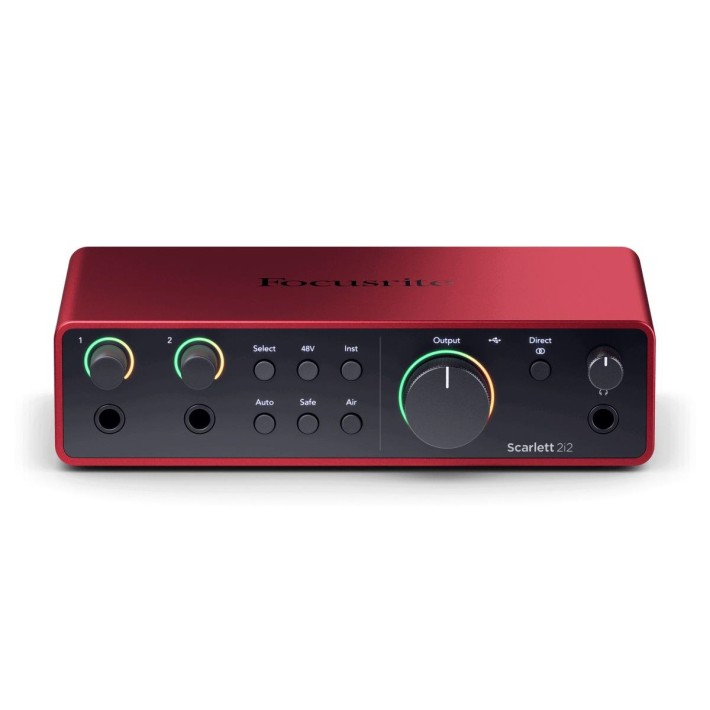 Scheda Audio - Focusrite Scarlett 2i2 4th gen - con Preamplificatori Microfonici - Funzione...