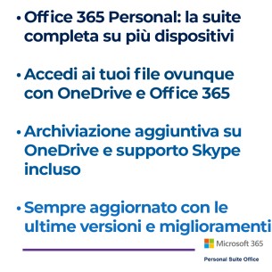 Microsoft Office 365 Personal - Win/Mac 32-64 bit Multi... 2