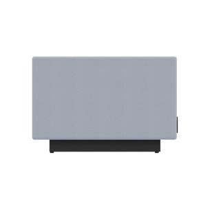 C2100245V03 Pouf Jazz In Tessuto Era Senza Schienale Elettrificato - Dimensioni 80 x 80 x 40 cm - Colore Azzurro C39 2