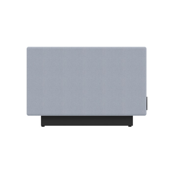 C2100245V03 Pouf Jazz In Tessuto Era Senza Schienale Elettrificato - Dimensioni 80 x 80 x 40 cm - Colore Azzurro C39