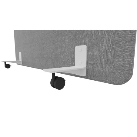 Pannello Fonoassorbente con Ruote - Larghezza 140 cm - Altezza 160 cm - Colore Grigio