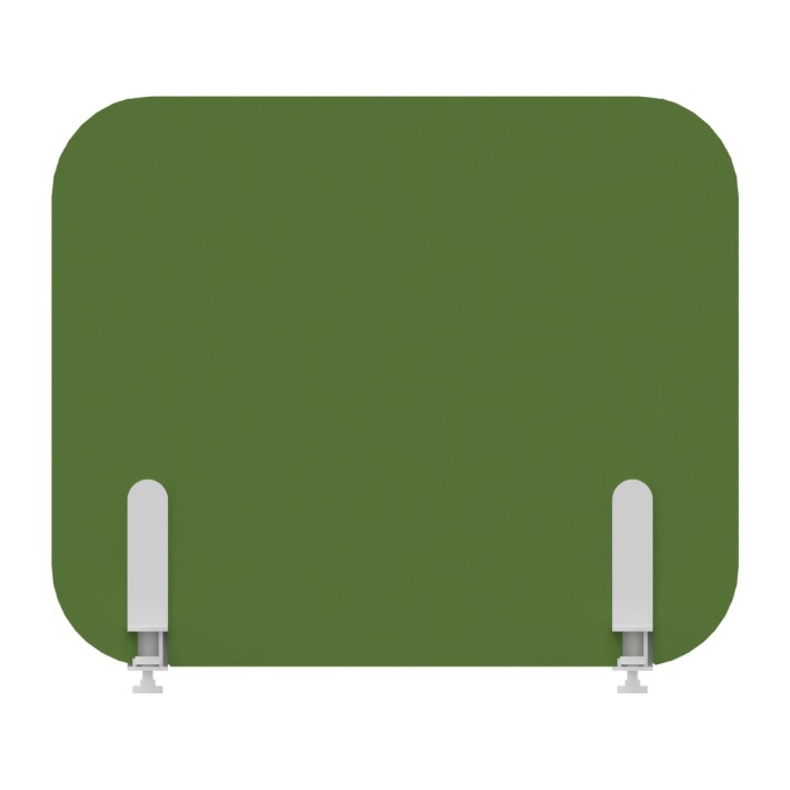 Pannello Fonoassorbente da Scrivania - Larghezza 80 cm - Altezza 50 cm - Colore Verde