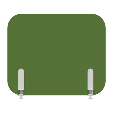 Pannello Fonoassorbente da Scrivania - Larghezza 80 cm - Altezza 50 cm - Colore Verde