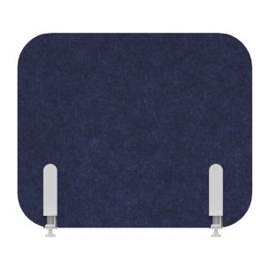 Pannello Fonoassorbente da Scrivania - Larghezza 80 cm - Altezza 50 cm - Colore Blu Notte 2