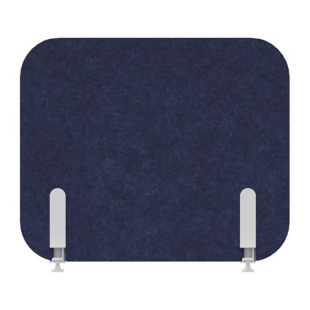 Pannello Fonoassorbente da Scrivania - Larghezza 80 cm - Altezza 50 cm - Colore Blu Notte