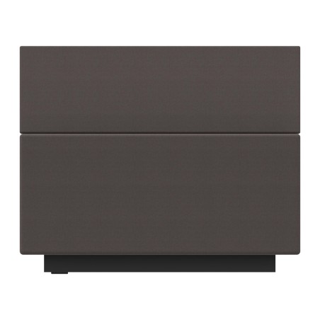 Pouf Jazz in Tessuto Era con Schienale e Base Rettangolare - Dimensioni 80 x 60 x 65 cm -...