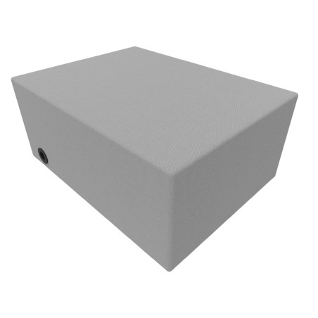 C2100245V01  Pouf Jazz In Tessuto Era Senza Schienale Elettrificato - Dimensioni 80 x 80 x...