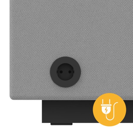 C2100245V01  Pouf Jazz In Tessuto Era Senza Schienale Elettrificato - Dimensioni 80 x 80 x...