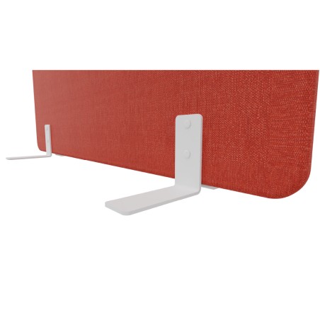 Pannello Fonoassorbente con Piedini - Larghezza 160 cm - Altezza 180 cm - Colore Rosso