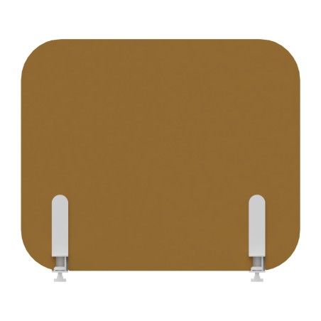 Pannello Fonoassorbente da Scrivania - Larghezza 80 cm - Altezza 50 cm - Colore Giallo