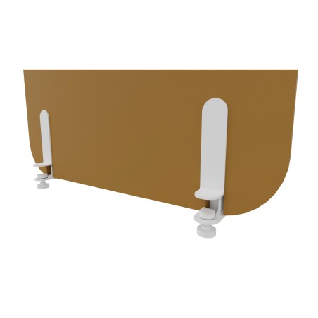 Pannello Fonoassorbente da Scrivania - Larghezza 80 cm - Altezza 50 cm - Colore Giallo