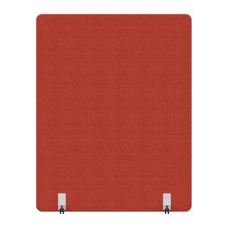 Pannello Fonoassorbente con Ruote - Larghezza 140 cm - Altezza 180 cm - Colore Rosso