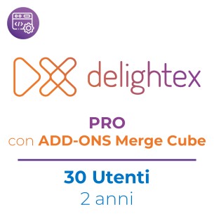 Delightex (Cospaces) Licenza Pro Con Add-Ons Merge Cube  (Cubo Non Incluso) 30 Posti/Utenti...