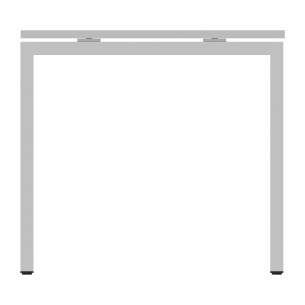 Tavolo Quadrato Nova U in Melaminico - Dimensioni 80 x 80... 2