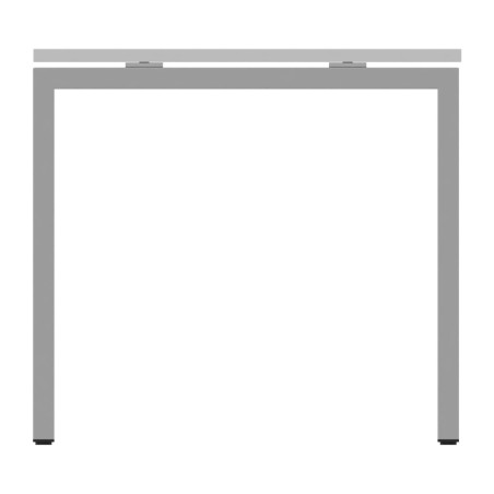 Tavolo Quadrato Nova U in Melaminico - Dimensioni 80 x 80 x 74 h - Colore Piano Bianco -...