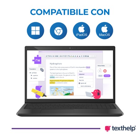 Texthelp - valido per Read&Write - 1 anno - per tutta la scuola