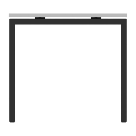 Tavolo Nova U in Melaminico - Dimensioni 140 x 60 x 74 cm - Piano Colore Bianco - Struttura...