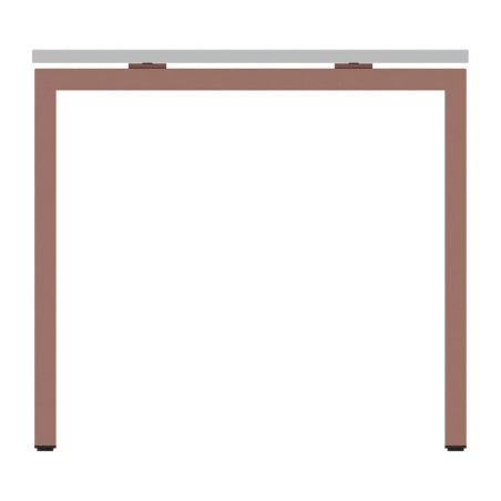 Tavolo Nova U in Melaminico  - Dimensioni 140 x 60 x 74 cm  - Piano Colore Bianco -...