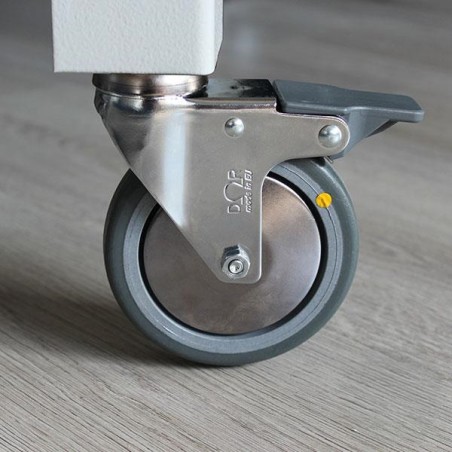 Tavolo per Laboratorio Multiuso ESD-SAFE con Ruote e Ripiano Inferiore - Dimensioni 180 x 80...