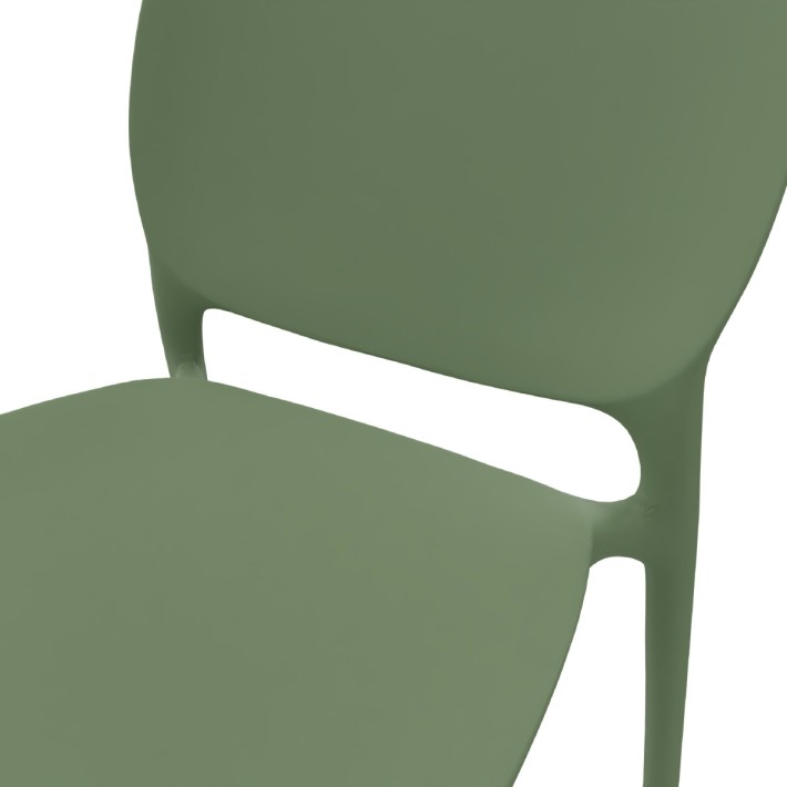 Sedia Hug Go Green con Scocca in Polipropilene...