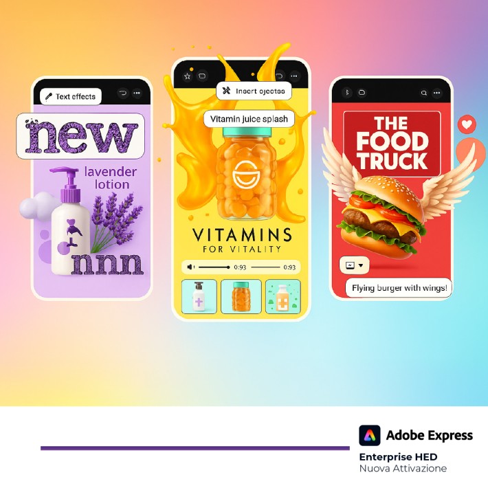 Adobe Express Enterprise HED (Minimo 100 Licenze) - Nuova Attivazione - VIP EDU - 1 Utente - Prezzo a Licenza - 1 Anno