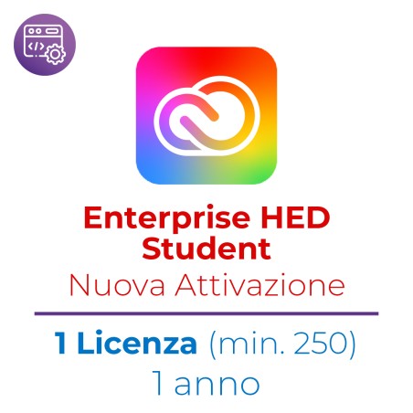 Creative Cloud Enterprise HED per Studenti (Minimo 250 Licenze) - Nuova Attivazione - VIP...