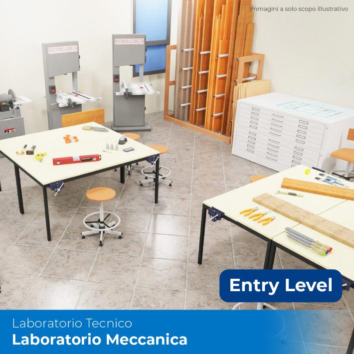 Laboratorio Meccanica entry level (Consegna, installazione e formazione non inclusi)