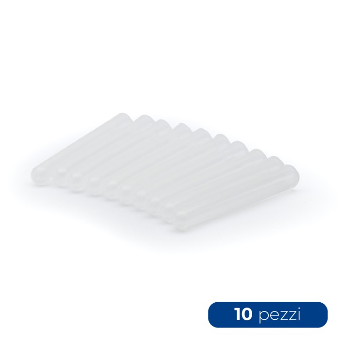 Provette in plastica, confezione da 10 pz Ø16 x 100h mm – 16 ml