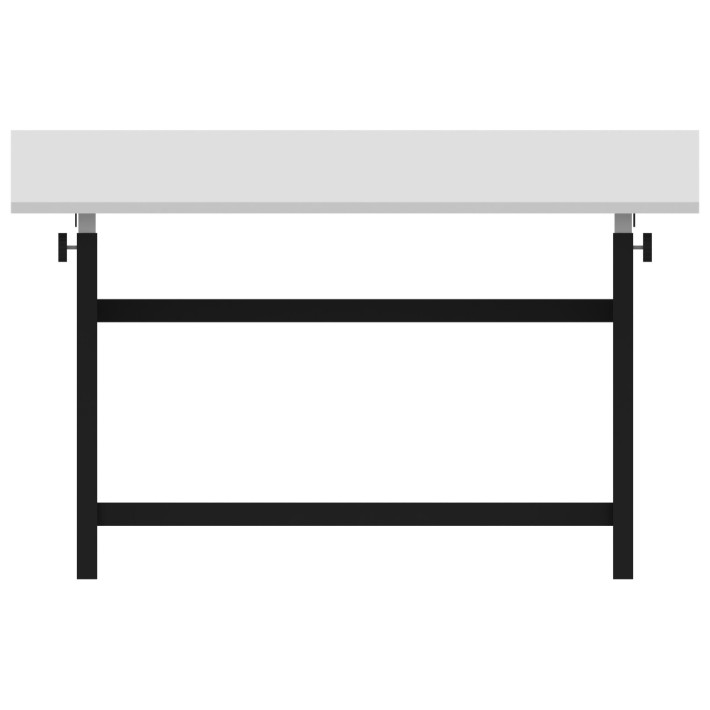 Tavolo Architetto QSA Telescopico con Piano in Melaminico - Dimensioni 75 x 105 cm - Altezza Regolabile 72/105 cm