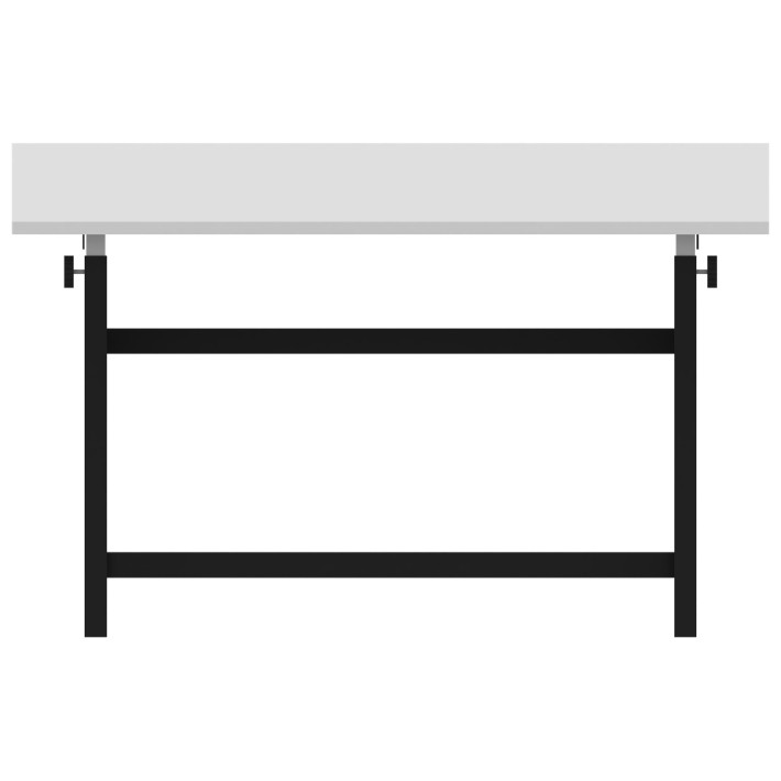 Tavolo Architetto QSA Telescopico con Piano in Melaminico - Dimensioni 80 x 120 cm - Altezza Regolabile 72/105 cm