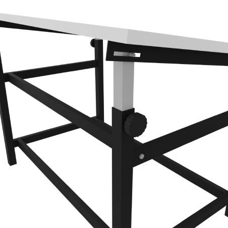 Tavolo Architetto QSA Telescopico con Piano in Melaminico - Dimensioni 100 x 150 cm -...