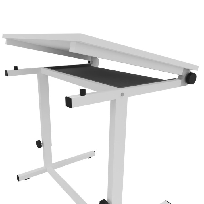 Tavolo Ergonomico Inclinabile con Piano da Disegno in Melaminico - Dimensione Piano 75 x 105 cm