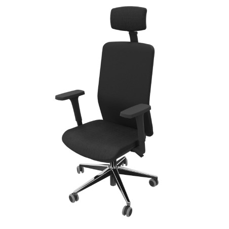 Sedia Operativa Ergonomica Wind su ruote con Poggiatesta e Braccioli 3D