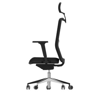 Sedia Operativa Ergonomica Wind su ruote con Poggiatesta e Braccioli 3D 2